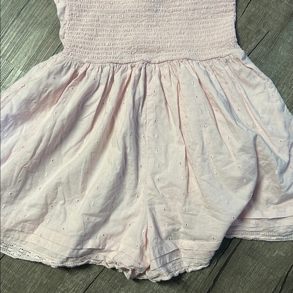 Chic Pink Ruffled Jumpsuit - Picture 6 of 7